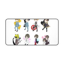 Load image into Gallery viewer, Durarara!! Izaya Orihara, Shizuo Heiwajima, Celty Sturluson, Masaomi Kida, Shinra Kishitani Mouse Pad (Desk Mat)