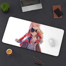 Load image into Gallery viewer, Darling In The FranXX Mouse Pad (Desk Mat) On Desk