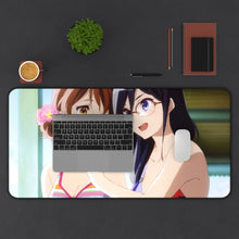 Load image into Gallery viewer, Sound! Euphonium Kumiko Oumae, Asuka Tanaka Mouse Pad (Desk Mat) With Laptop