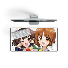 Load image into Gallery viewer, Girls und Panzer Mouse Pad (Desk Mat) On Desk