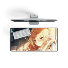 Load image into Gallery viewer, Anime Girl Mouse Pad (Desk Mat) On Desk