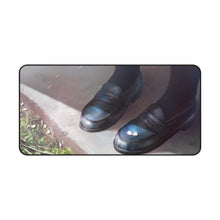 Load image into Gallery viewer, Anime girl shoes with a cherry blossom petal Mouse Pad (Desk Mat)