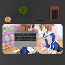 Load image into Gallery viewer, Os-tan Mouse Pad (Desk Mat) With Laptop