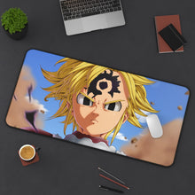 Load image into Gallery viewer, Meliodas Mouse Pad (Desk Mat) On Desk