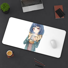Load image into Gallery viewer, Laid-Back Camp Mouse Pad (Desk Mat) On Desk