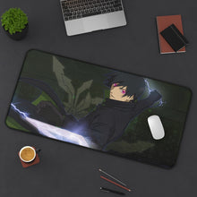 Load image into Gallery viewer, Darker Than Black Hei Mouse Pad (Desk Mat) On Desk