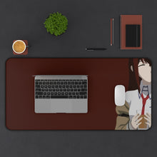 Load image into Gallery viewer, Steins;Gate Kurisu Makise Mouse Pad (Desk Mat) With Laptop