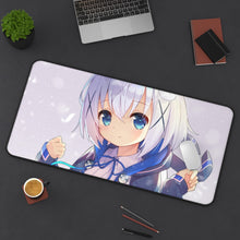 Load image into Gallery viewer, Is The Order A Rabbit? Mouse Pad (Desk Mat) On Desk