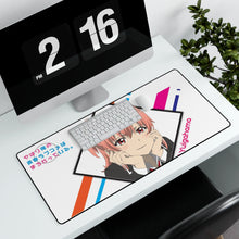 Load image into Gallery viewer, Yui Yuigahama Mouse Pad (Desk Mat) With Laptop