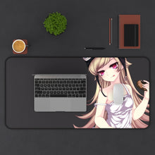 Load image into Gallery viewer, Monogatari (Series) Mouse Pad (Desk Mat) With Laptop