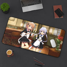 Load image into Gallery viewer, Is The Order A Rabbit? Mouse Pad (Desk Mat) On Desk