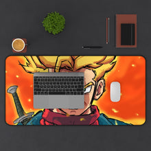 Load image into Gallery viewer, SSJ Trunks Mouse Pad (Desk Mat) With Laptop
