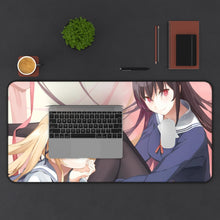 Load image into Gallery viewer, Saekano: How To Raise A Boring Girlfriend Mouse Pad (Desk Mat) With Laptop
