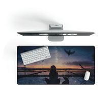Load image into Gallery viewer, Anime Girl Silhouette Night Sky Mouse Pad (Desk Mat)