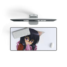 Load image into Gallery viewer, Omamori Himari Mouse Pad (Desk Mat) On Desk
