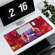 Load image into Gallery viewer, Mirai Nikki Yuno Gasai Mouse Pad (Desk Mat) With Laptop