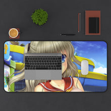 Load image into Gallery viewer, Nao Tomori Face Mouse Pad (Desk Mat) With Laptop