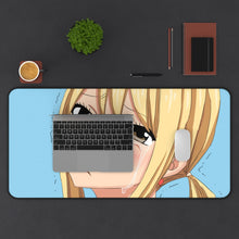 Load image into Gallery viewer, Fairy Tail Lucy Heartfilia Mouse Pad (Desk Mat) With Laptop