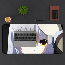 Load image into Gallery viewer, Angel Beats! Kanade Tachibana Mouse Pad (Desk Mat) With Laptop