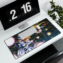 Load image into Gallery viewer, Magical Girl Lyrical Nanoha Mouse Pad (Desk Mat) With Laptop