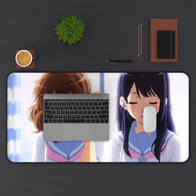 Load image into Gallery viewer, Sound! Euphonium Kumiko Oumae, Reina Kousaka Mouse Pad (Desk Mat) With Laptop