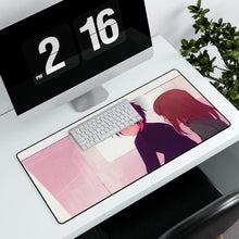 Load image into Gallery viewer, Hanbun no Tsuki ga Noboru Sora Mouse Pad (Desk Mat) With Laptop