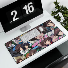 Load image into Gallery viewer, Girls und Panzer Mouse Pad (Desk Mat) With Laptop