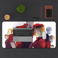 Load image into Gallery viewer, Tetsurō Kuroo Mouse Pad (Desk Mat) With Laptop