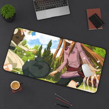 Load image into Gallery viewer, Spice And Wolf Mouse Pad (Desk Mat) On Desk
