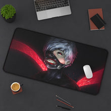 Load image into Gallery viewer, Ken Kaneki Mouse Pad (Desk Mat) On Desk
