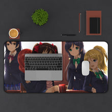 Load image into Gallery viewer, Love Live! Maki Nishikino, Kotori Minami, Umi Sonoda, Honoka Kousaka, Rin Hoshizora Mouse Pad (Desk Mat) With Laptop
