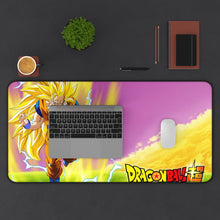 Load image into Gallery viewer, Goku SSJ3 Mouse Pad (Desk Mat) With Laptop