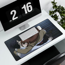 Load image into Gallery viewer, Makise Kurisu & Rintaro Okabe Mouse Pad (Desk Mat) With Laptop