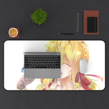 Load image into Gallery viewer, Violet Evergarden Violet Evergarden Mouse Pad (Desk Mat) With Laptop