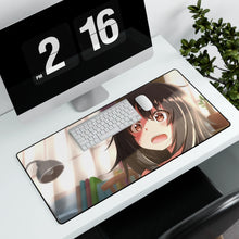 Load image into Gallery viewer, Your Name. Mouse Pad (Desk Mat) With Laptop