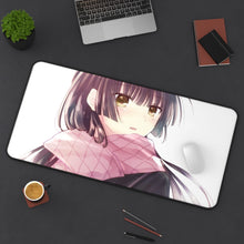 Load image into Gallery viewer, Citrus Harumi Taniguchi Mouse Pad (Desk Mat) On Desk
