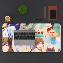 Load image into Gallery viewer, Free! Makoto Tachibana Mouse Pad (Desk Mat) With Laptop