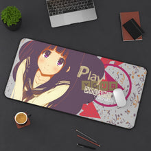 Load image into Gallery viewer, Eru Chitanda - Play your dream Mouse Pad (Desk Mat) On Desk