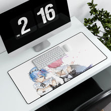 Load image into Gallery viewer, Ram, Rem Mouse Pad (Desk Mat) With Laptop