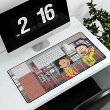 Load image into Gallery viewer, Nobita & Shizuka Mouse Pad (Desk Mat) With Laptop