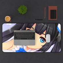 Load image into Gallery viewer, Hestia Mouse Pad (Desk Mat) With Laptop