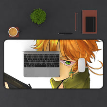 Load image into Gallery viewer, The Promised Neverland Emma Mouse Pad (Desk Mat) With Laptop