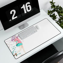 Load image into Gallery viewer, Colorful Anime Girl Mouse Pad (Desk Mat) With Laptop