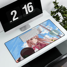 Load image into Gallery viewer, Anime Girl Mouse Pad (Desk Mat) With Laptop