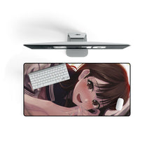 Load image into Gallery viewer, Anime Girl Mouse Pad (Desk Mat) On Desk