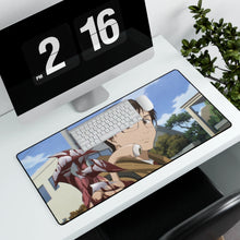 Load image into Gallery viewer, Shinichi and Migi Mouse Pad (Desk Mat) With Laptop