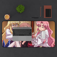 Load image into Gallery viewer, Zero No Tsukaima Mouse Pad (Desk Mat) With Laptop