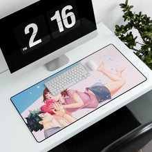 Load image into Gallery viewer, My Hero Academia Izuku Midoriya, Ochako Uraraka Mouse Pad (Desk Mat) With Laptop