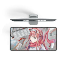 Load image into Gallery viewer, Kawaii Zero Two Mouse Pad (Desk Mat) On Desk