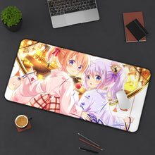 Load image into Gallery viewer, Is The Order A Rabbit? Mouse Pad (Desk Mat) On Desk